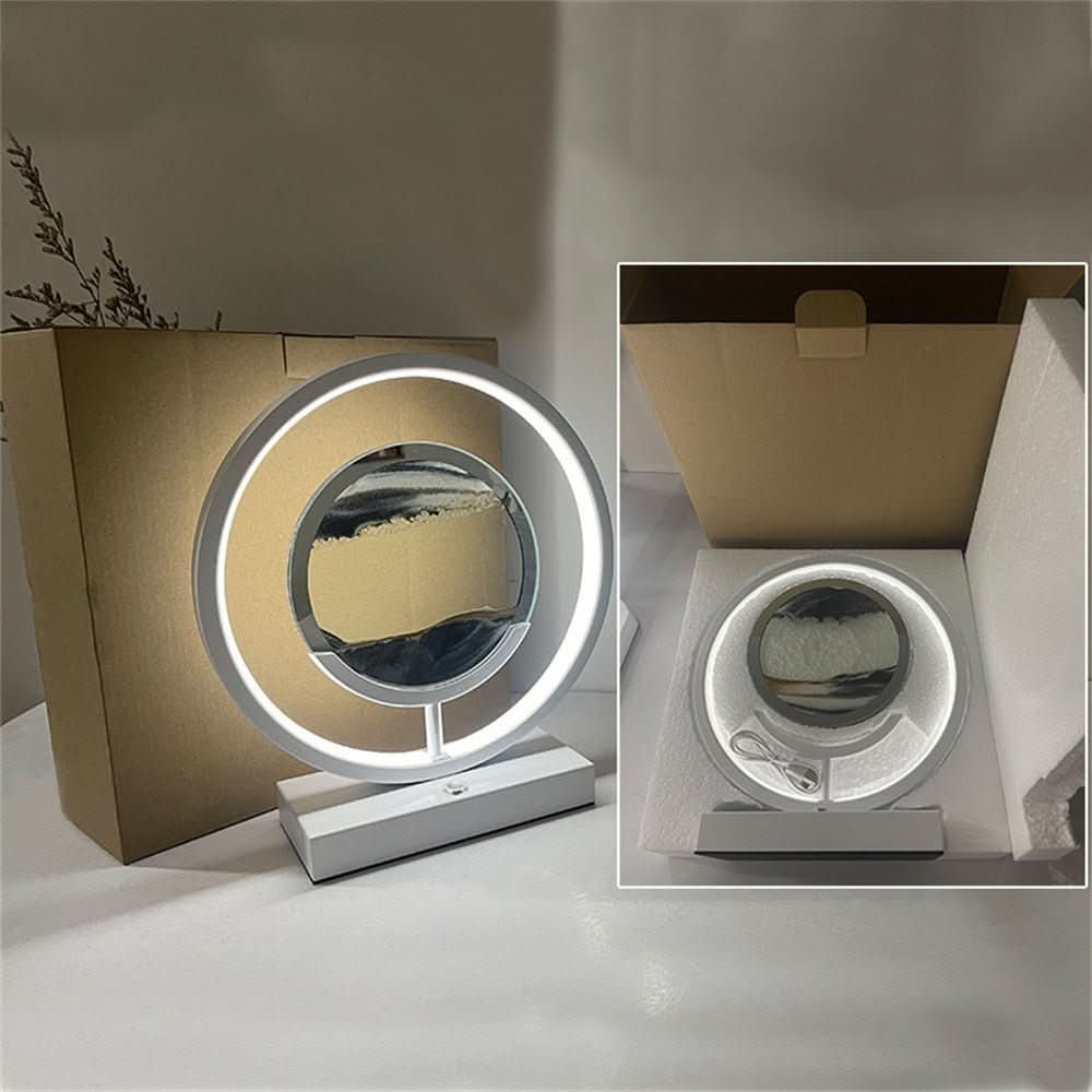 Sand Art Lamp Rotating 3D Sand LED USB Charging