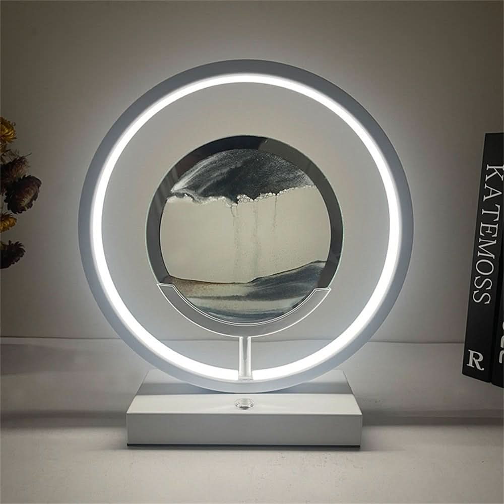 Sand Art Lamp Rotating 3D Sand LED USB Charging
