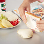 Sandwich Cutter Heart-Shaped Crust-Removing Plastic Mold