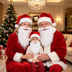 Santa Beard Long Curly Soft Synthetic Adjustable Band