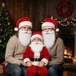 Santa Beard Long Curly Soft Synthetic Adjustable Band