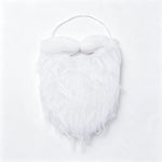 Santa Beard Long Curly Synthetic Adjustable Band