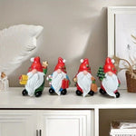 Santa Claus Figurine Durable & Weather-Resistant Playful Pose