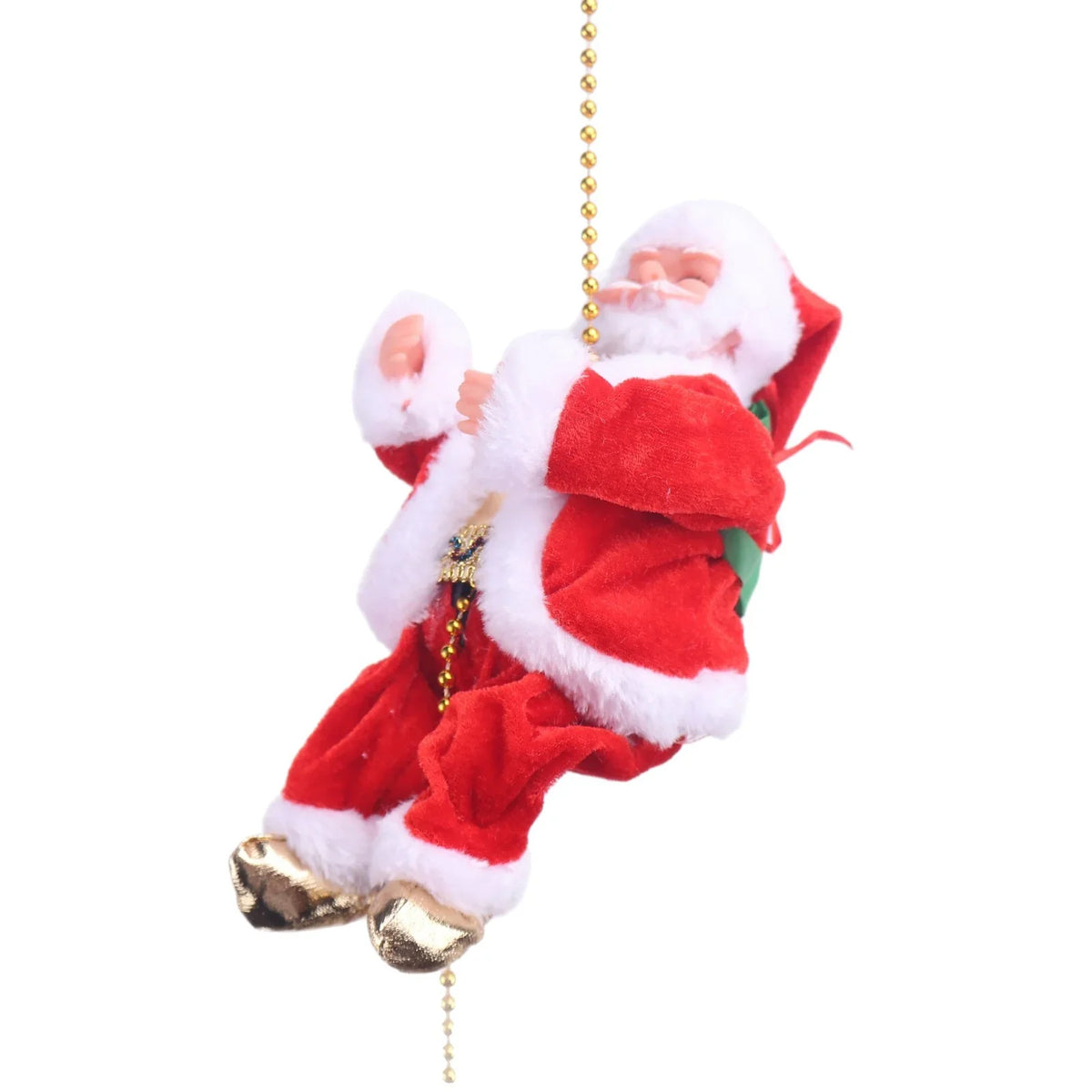 Santa Claus Figurine Fabric & Reflective Ornament