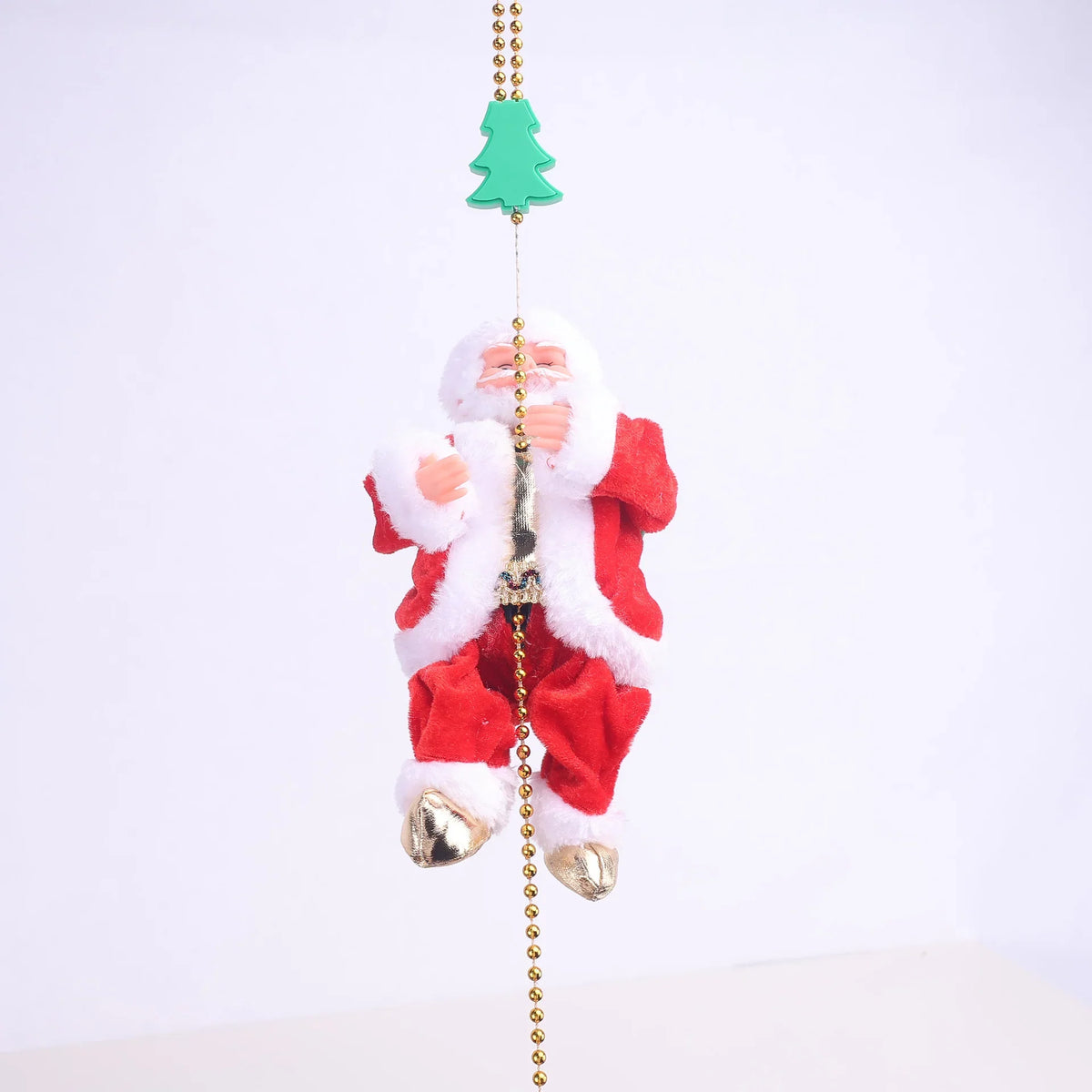 Santa Claus Figurine Fabric & Reflective Ornament