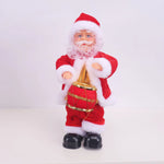 Santa Claus Figurine Hand-Painted Saxophone Tabletop Decor