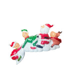 Santa Claus Figurine Handcrafted Ceramic Holiday Decor