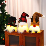 Santa Claus Figurine Soft-Glow LED Easy-Care Fabric