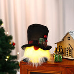 Santa Claus Figurine Soft-Glow LED Easy-Care Fabric