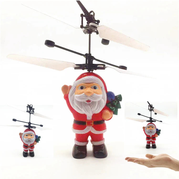 Santa Decoration Rotating Flying Motion Battery-Free