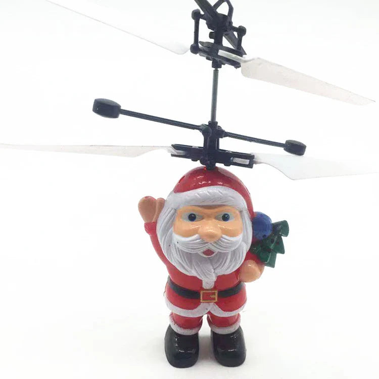 Santa Decoration Rotating Flying Motion Battery-Free