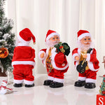 Santa Doll Premium Fabric Fluffy Beard Indoor & Outdoor