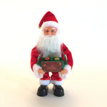 Santa Figurine Built-In Music Box Holiday Decor