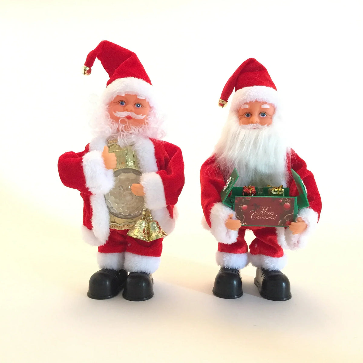 Santa Figurine Built-In Music Box Holiday Decor