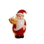 Santa Figurine Durable Polyresin Indoor & Outdoor