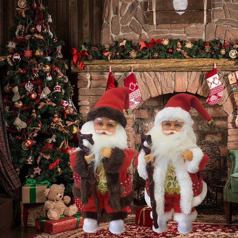 Santa Figurine Handcrafted Durable Tabletop 37 cm