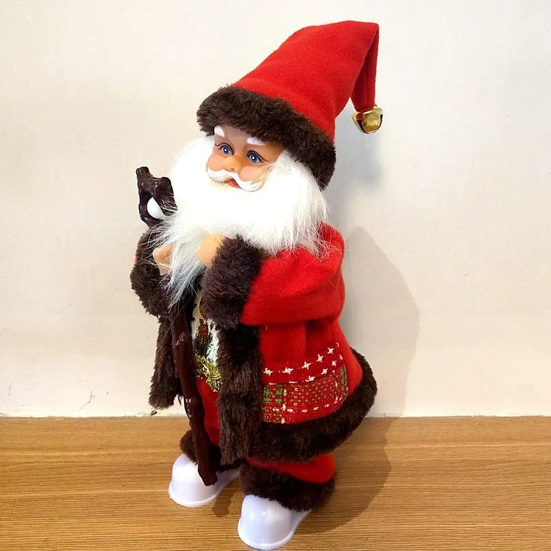 Santa Figurine Handcrafted Durable Tabletop 37 cm