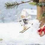 Santa Figurine Handmade Knitted Suit & Beard