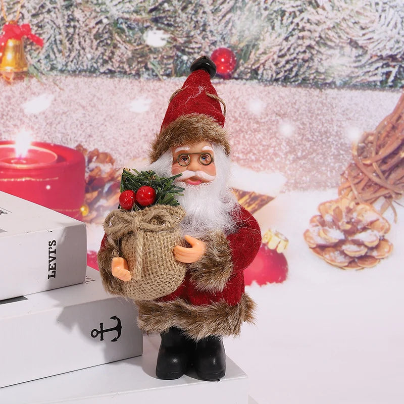 Santa Figurine Intricate Detailing Durable Construction