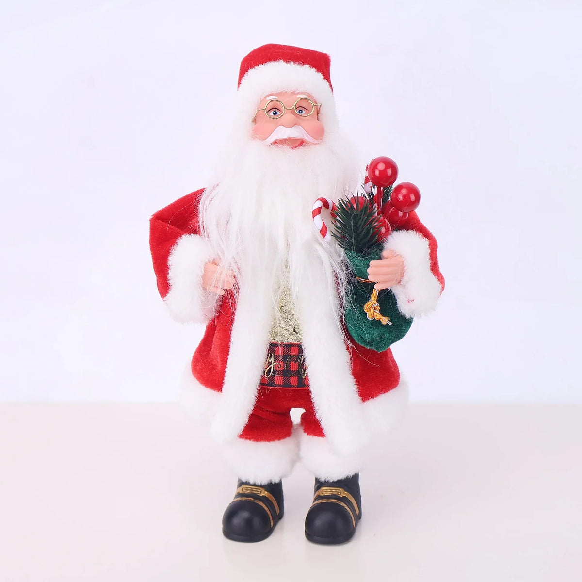 Santa Figurine Lifelike Detail With Lollipop