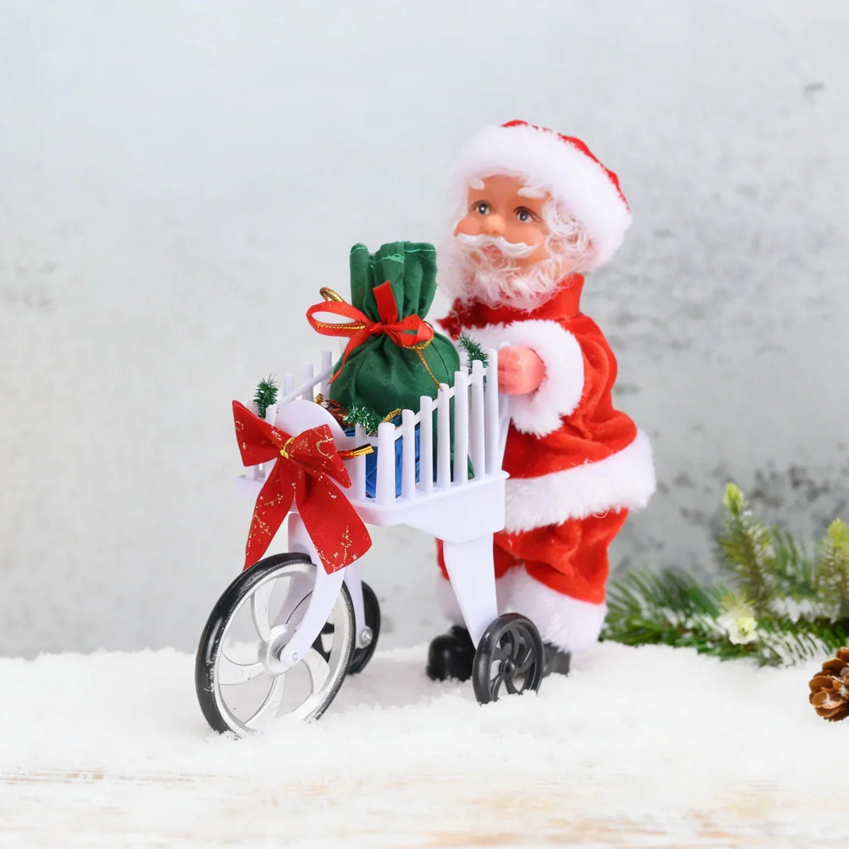 Santa Figurine Lifelike Detail With Lollipop