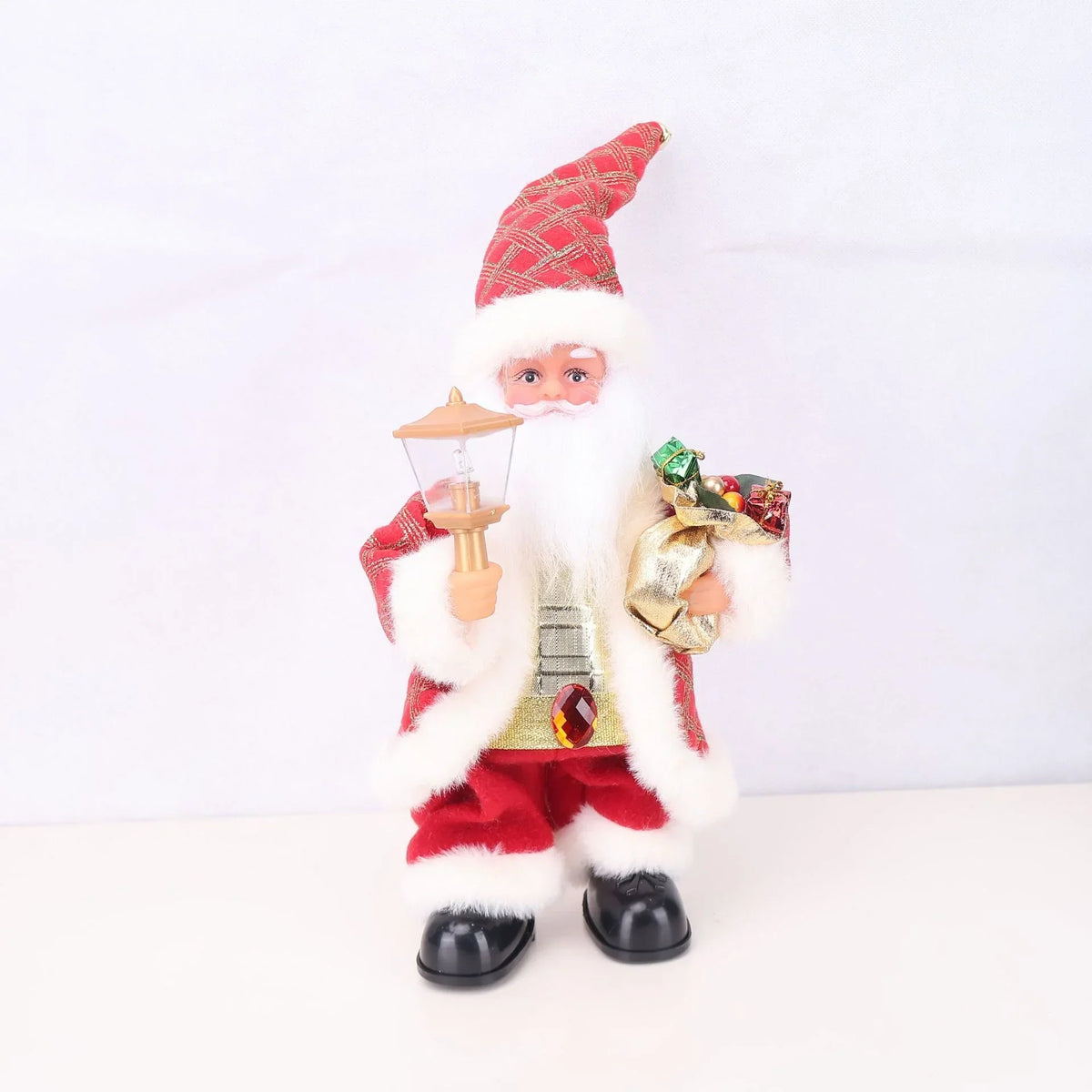 Santa Figurine Lifelike Detail With Lollipop