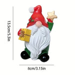 Santa Figurine Moisture-Resistant Tabletop With Accessories