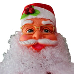 Santa Figurine Plush Red Suit Durable & Lightweight