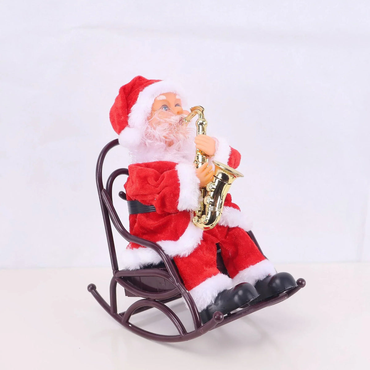 Santa Figurine Sculpted Detail With Lollipop