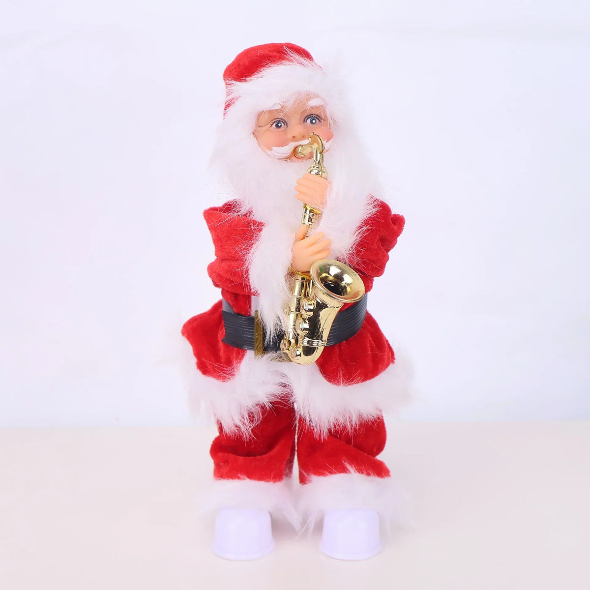 Santa Figurine Sculpted Detail With Lollipop