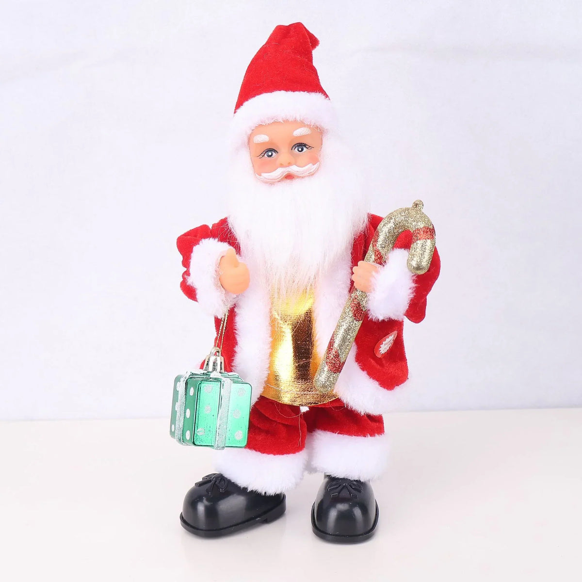 Santa Figurine Sculpted Detail With Lollipop