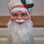Santa Figurine Set Intricate Design Durable Mantel & Tabletop