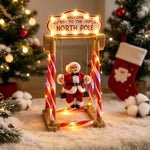 Santa Figurine Tabletop Swaying Motion 19.7 Inch