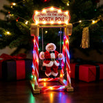 Santa Figurine Tabletop Swaying Motion 19.7 Inch