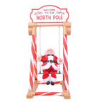 Santa Figurine Tabletop Swaying Motion 19.7 Inch