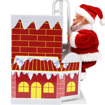 Santa Fireplace Decoration Durable Plastic & Vivid Colors