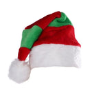 Santa Hat Fleece Faux Fur Trim & Pom-Pom