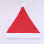 Santa Hat Fleece Faux Fur Trim & Pom-Pom