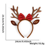 Santa Hat Plush Ears One Size Fits Most