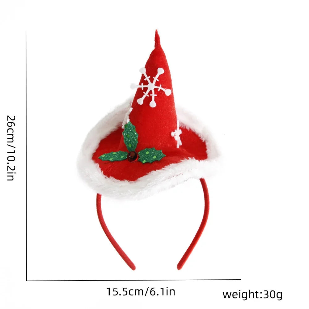 Santa Hat Plush Ears One Size Fits Most