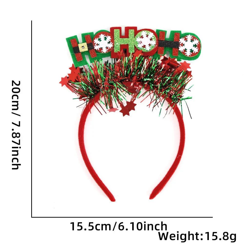 Santa Hat Plush Ears One Size Fits Most