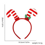 Santa Hat Plush Ears One Size Fits Most