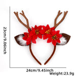 Santa Hat Plush Ears One Size Fits Most