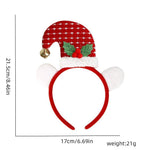 Santa Hat Plush Ears Soft & Durable Fabric