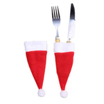 Santa Hat Soft Felt Red & White One Size