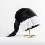 Santa Hat Soft Fleece Faux Fur Pom-Pom One Size