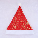 Santa Hat Soft Fleece Faux Fur Pom-Pom One Size