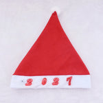 Santa Hat Soft Fleece Faux Fur Pom-Pom One Size
