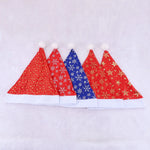 Santa Hat Soft Fleece Faux Fur Pom-Pom One Size