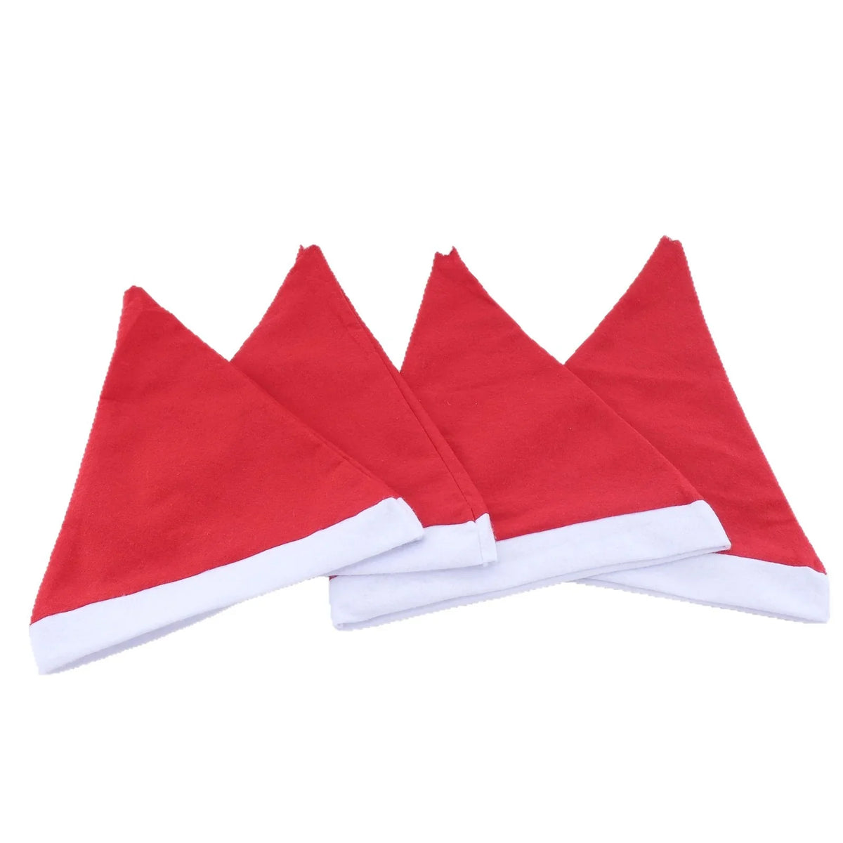 Santa Hat Soft Fleece Faux Fur Pom-Pom One Size